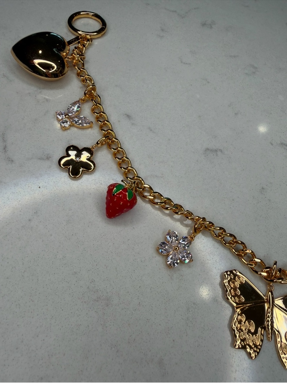 Girls Crew Bag Chain with Charms